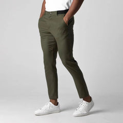 Men's New Breathable Business All-match Cotton Casual Pants
