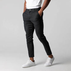Men's New Breathable Business All-match Cotton Casual Pants