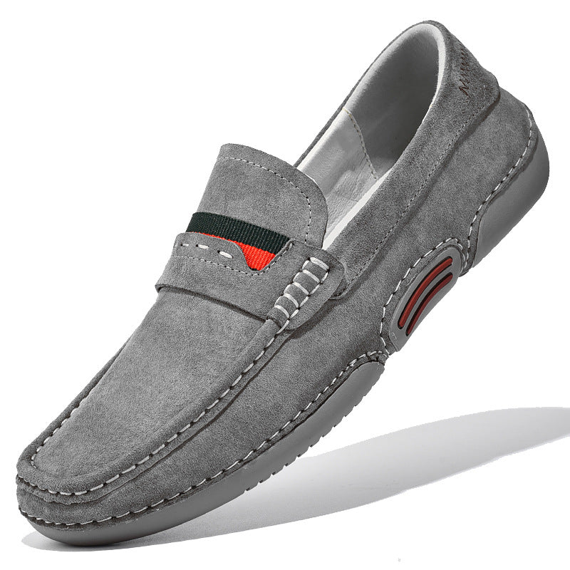 New Style Slip-on Large Size Comfortable Soft Sole Driving Shoes