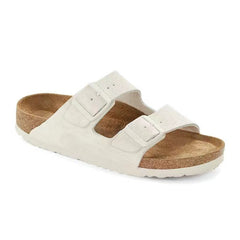Double-breasted Leather and Cork Sandals