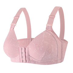 Thin front buckle bra without wires
