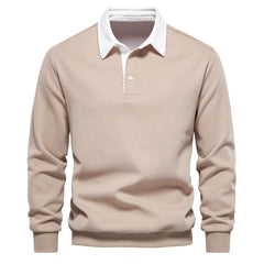 Men's Premium Casual Versatile Long Sleeve Polo Shirt