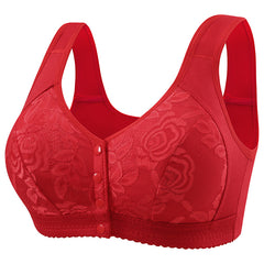 Comfortable large size wire-free bra
