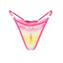 Lace Strap Hot Sexy Gradient Floral Low Waist Thong