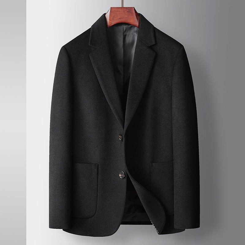 Men's Casual Solid Color Business Wool Blazer