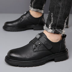 Men's Retro Trendy Versatile Casual Leather Shoes