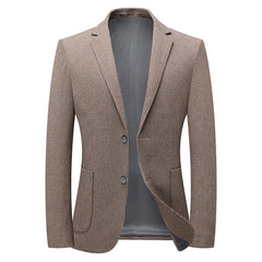 Men's Slim Fit Business High-end Houndstooth Blazer