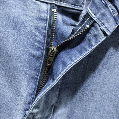 New loose elastic slim fit nine-point pants