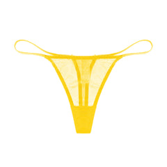 Sexy Mesh Ultra-thin Transparent Low-waisted Thin Strap Thong