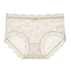 Floral Lace Light Breathable Mesh Briefs