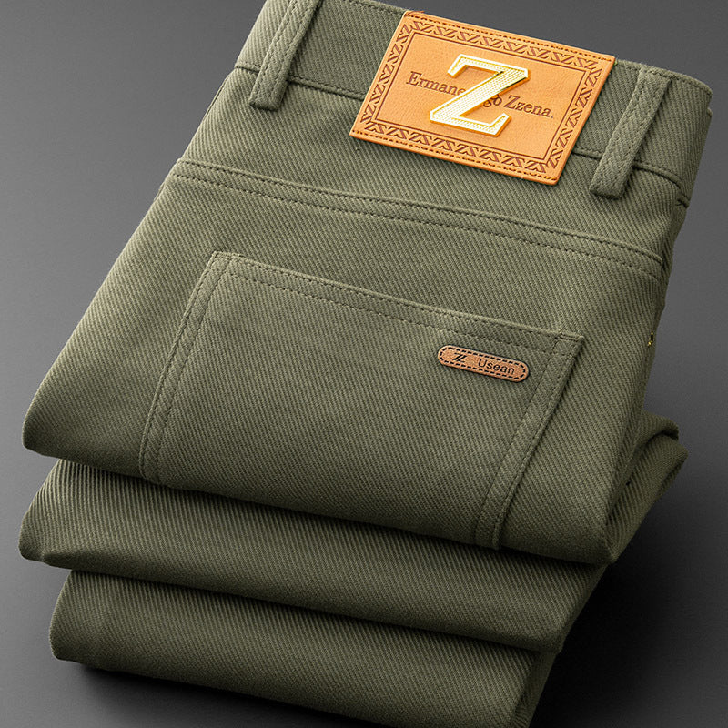 Men's Business Stretch Straight Casual Pants