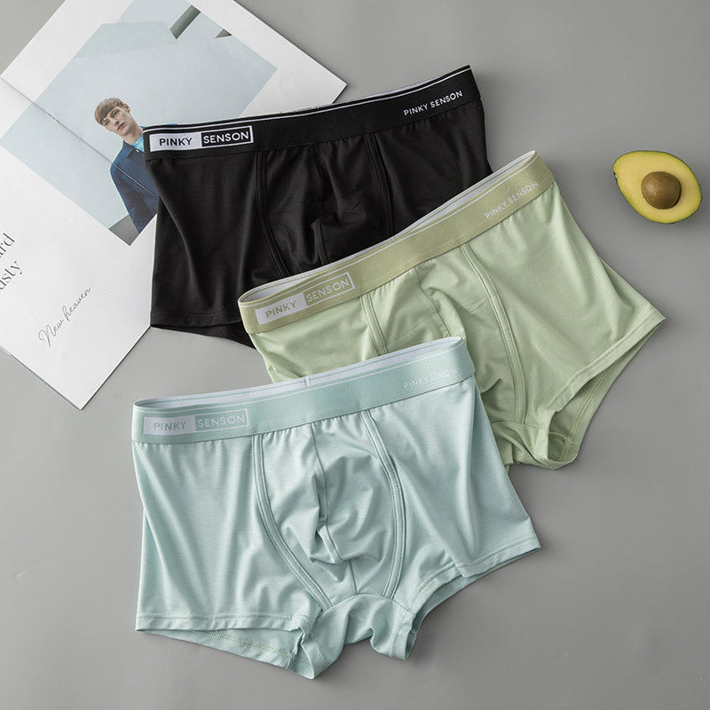 Men's Solid Color Sports Breathable Boxer Briefs 【Buy 1 Get 3 Free】