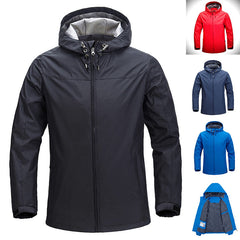 Men's Windproof and Rainproof Outdoor Sports Hooded Jacket