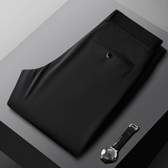 2023 New Anti-wrinkle Business Casual High-end Elastic Slim Straight Trousers