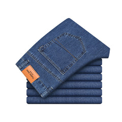 Men's New Pure Cotton Business Loose Casual Jeans