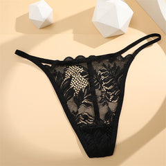 New High Elastic Seamless Breathable Sexy Comfortable Lace Thong