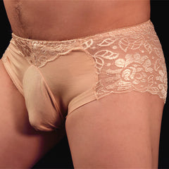 Men's Breathable Lace Sexy Briefs