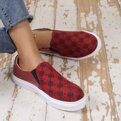 Large size new flat sequined loafers