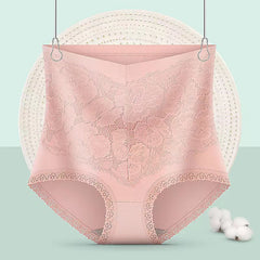 High waist antibacterial antibacterial hip lifting plus size panties