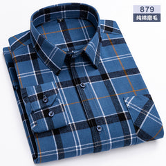 Men's 100% Cotton Plaid Shirt