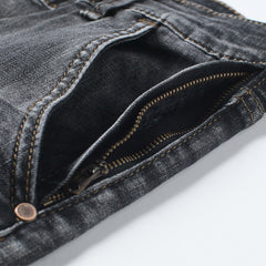 Men's Straight Loose High-end Versatile Casual Jeans