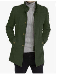 Men's Casual Comfortable Woolen Coat
