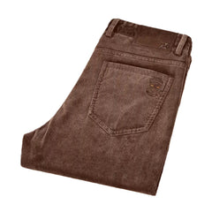 Men's Corduroy High-end Warm Straight Casual Pants