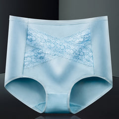 Women's Tummy Control Breathable High Waist Lace Panties