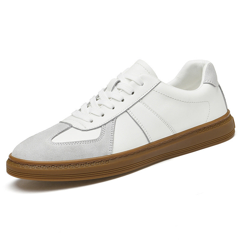 2024 Men's Leather Reinforced Tendon Sole Sports and Casual Sneakers
