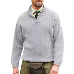 Men's V-neck Knitted Pullover