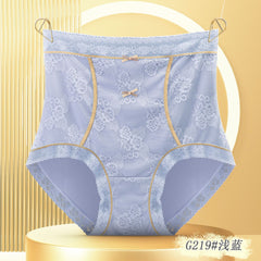 High waist lace plus size women's panties
