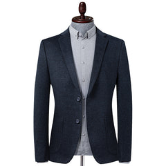Solid Color New Stretch Men's Casual Blazer