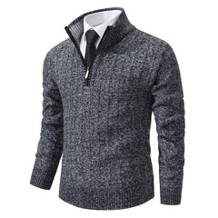 Fleece Half‑Zip Pullover Sweater