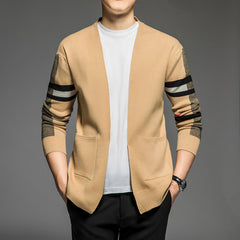 Men's High Quality Jacquard Business Casual Fashion Cardigan