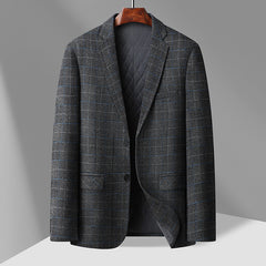 Large Size Business Casual Woolen Blazer