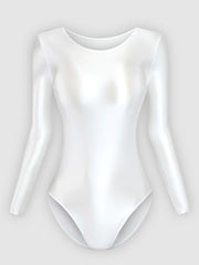 Bodycon Shiny Silk Bodysuit