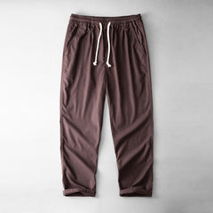 Men's Loose Straight Linen Casual Trousers
