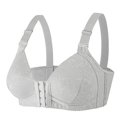 Thin front buckle bra without wires