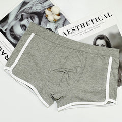 Men's Large Size Cotton Skin-friendly Elastic Breathable Boxer Briefs