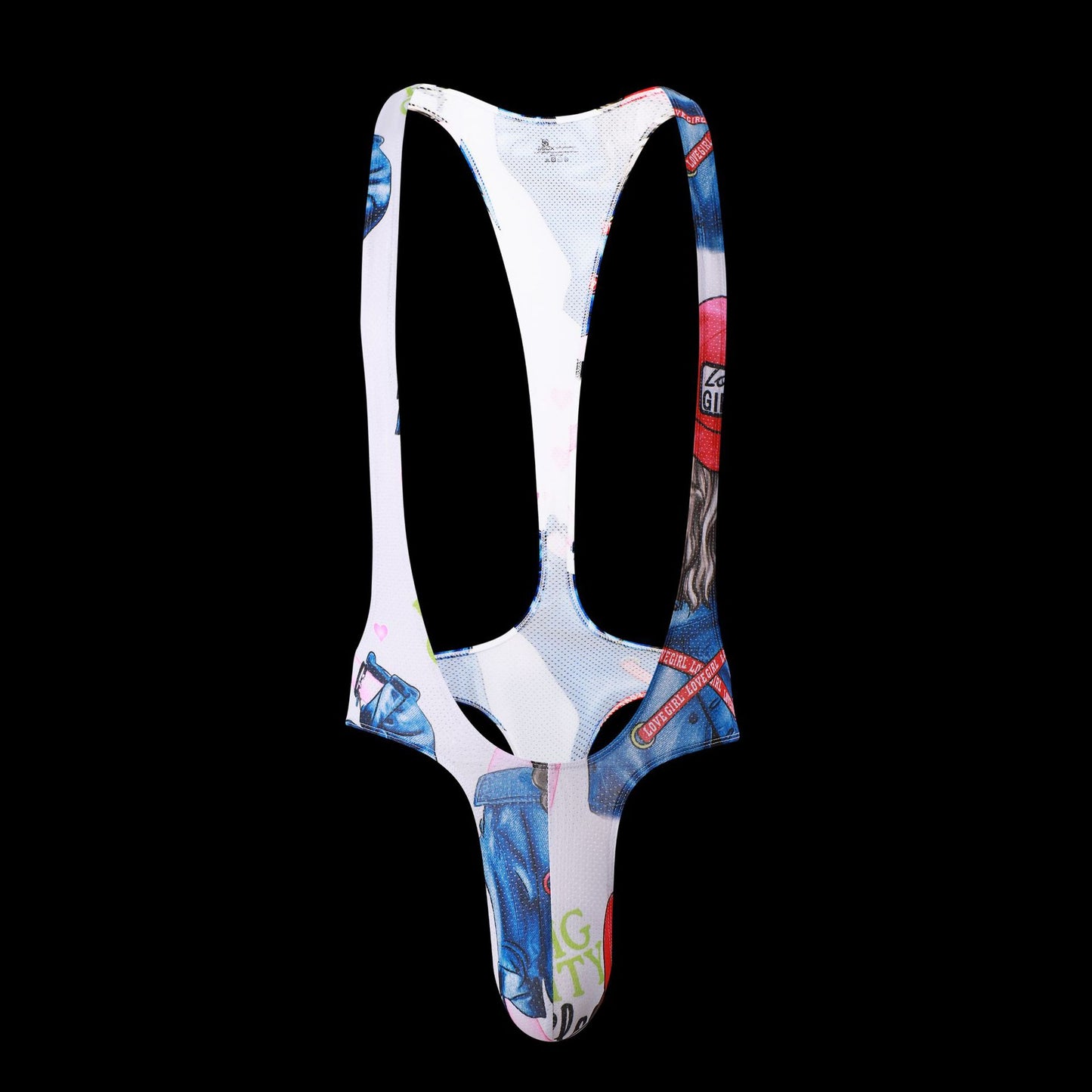 Printed Sexy Bodysuit Thong