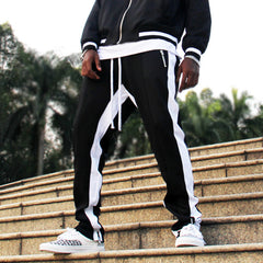 2024 New Men's Fashion Color Matching Sports Pants