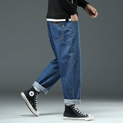 Men's Large Size Loose Comfortable Casual Jeans