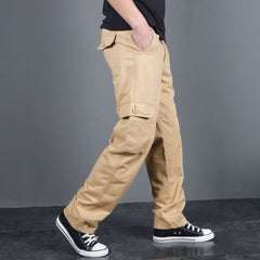 Men's Straight Loose Outdoor Casual Wear-resistant Work Pants