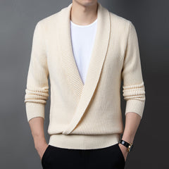 Men's 2023 Lapel Knitted Cardigan