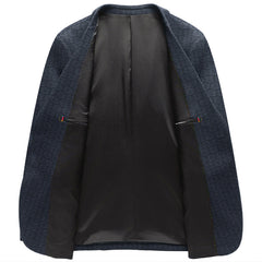 2024 New Men's Houndstooth Slim Business Casual Blazer