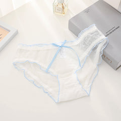 Summer New Ribbon Mesh Lace Briefs
