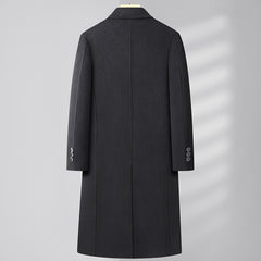 Men's Double Breasted Double Face Wool Coat