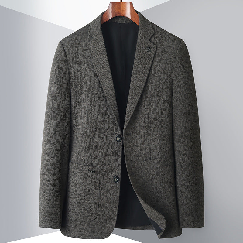 Men's Business Casual Solid Blazer