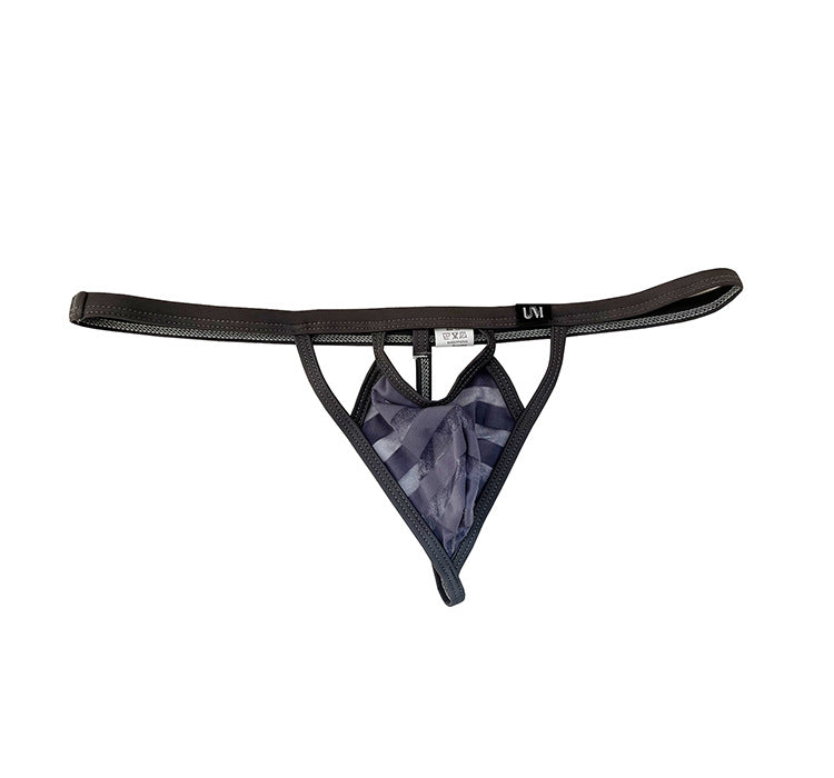 Men's Low-waist Mesh Transparent Sexy Thong