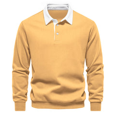 Men's Premium Casual Versatile Long Sleeve Polo Shirt